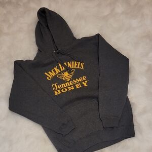Jack Daniels Dark Gray and Gold Men's Hoodie